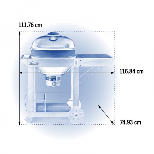 Угольный гриль со столом Napoleon Professional 57 см PRO22K-CART-3 Угольный гриль со столом Napoleon Professional 57 см PRO22K-CART-3