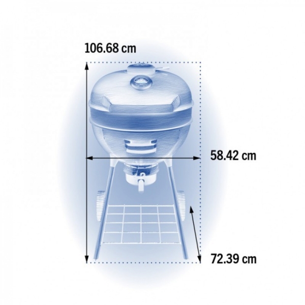 Угольный гриль Napoleon Professional 57 см PRO22K-LEG-3