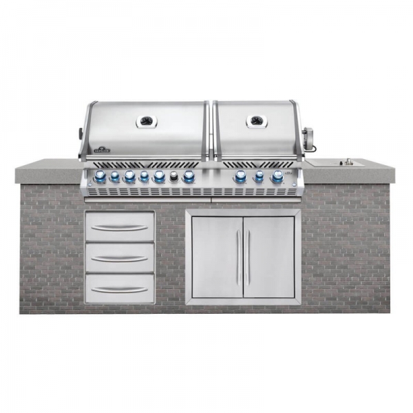 Вбудований газовий гриль Napoleon Prestige BIPRO 825 BIPRO825RBIPSS-3